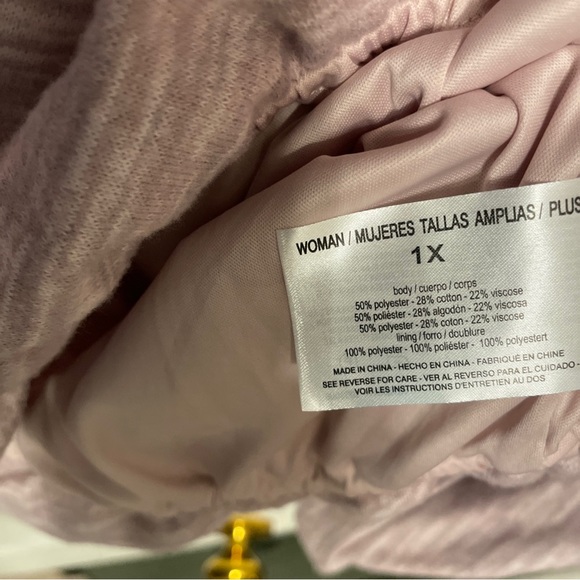 NWT VINTAGE AMERICA L LIGHT Lilac Heather JESSICA BUBBLE TOP BACK BOW BLOUSE - Picture 5 of 7